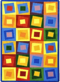 Joy Carpets Kid Essentials Off Balance Brights